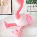 Flamingo Bird Plush Stuffed Animal Wildlife Collectible Soft Plush Doll Toy Birthday Gift For Girl