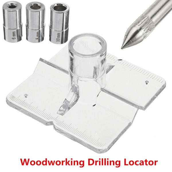 Woodworking Tool Drilling Locator Pocket Hole Drill Woodworking Guide Joinery Tool 6MM 8MM 10MM