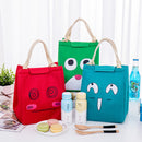 Lunch Tote Bag Portable Picnic Cooler Insulated Handbag Food Storage Container