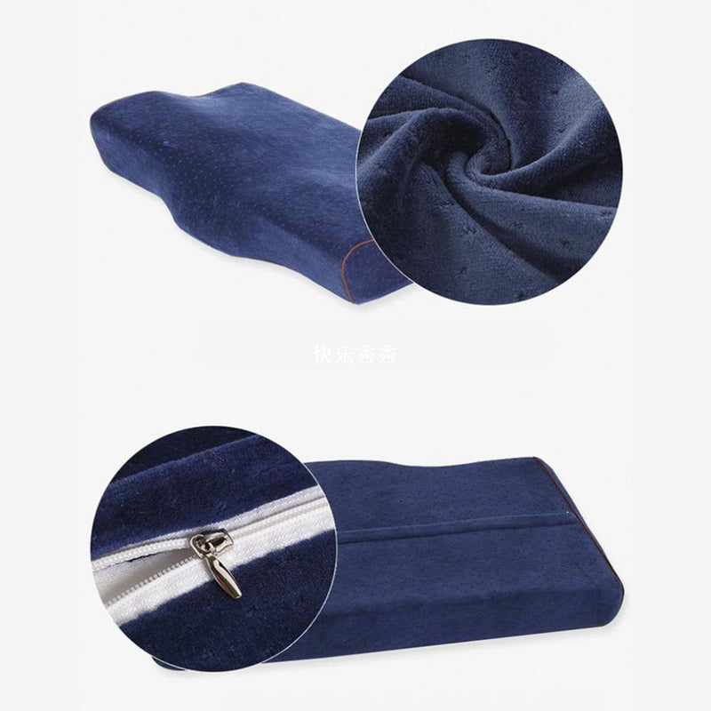 Memory Foam Pillow Butterfly Shaped Bedding Head Neck Support Orthopedic