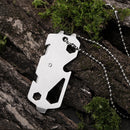 LAOTIE 8 In 1 EDC Multifunctional Tools Wrench Slotted Screwdriver Knife Card Outdoor Survival Tools