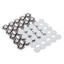 25pcs 3W Full Spectrum LED Grow Chip Light Beads with Aluminum PCB Star for Indoor Plant DC3.2-3.4V
