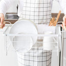 Large Metal Wire Kitchen Dish Cup Drying Rack Holder Drainer Storage  Basket