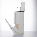 Plastic Trash Can Toilet Cleaning Brushes Thin Waste Bin Dustbin Garbage for Bathroom