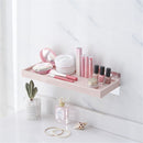 Plastic Suction Cup Bathroom Kitchen Storage Shower Shelf Holder Rack Organizer