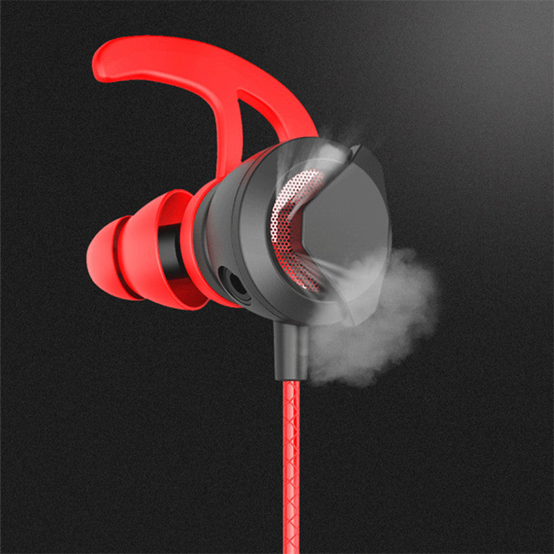 Wired Gaming Earphone 3.5mm Stereo 3D Surround Sound Noise Reduction Handsfree With Mic