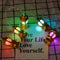 1.65M Gold Oil Lamp Battery Powered 10LED Fairy String Light for Holiday Christmas Indoor Home Decoration