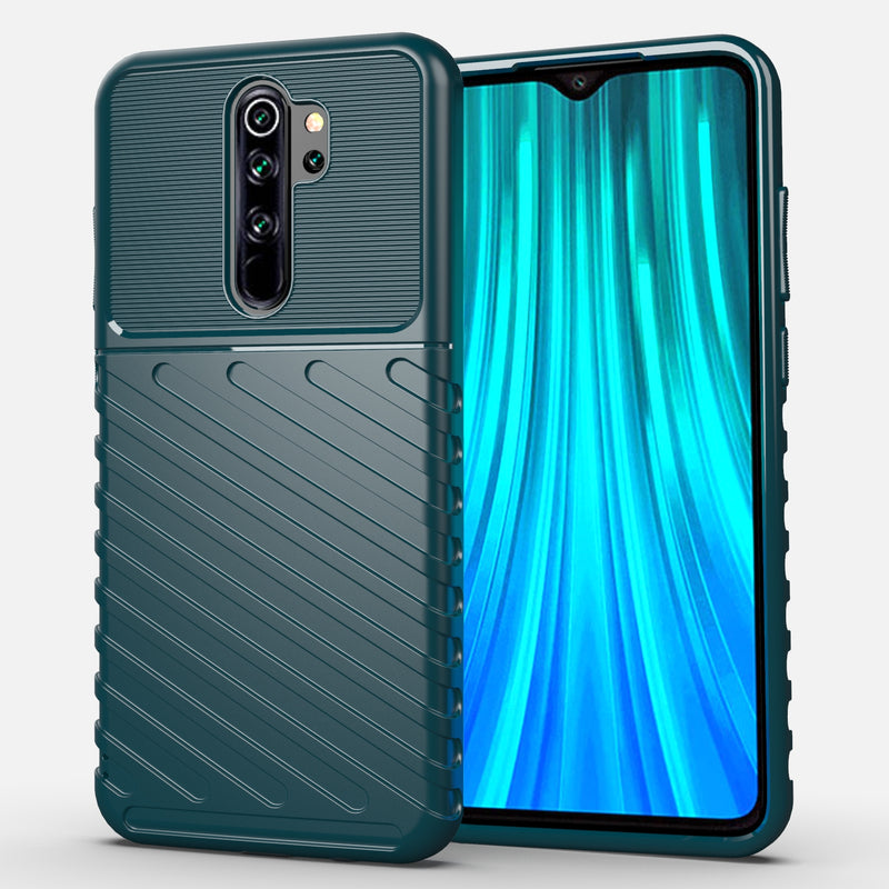 Bakeey Armor Military Protect Rugged Shockproof Anti-Fingerprint Soft TPU Protective Case for Xiaomi Redmi Note 8 PRO