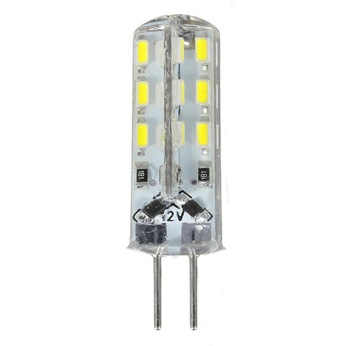 Kingso G4 3014 SMD 1.5W Non-dimmable Pure White LED Light Bulb for Car Boat Chandelier Indoor Use DC12V