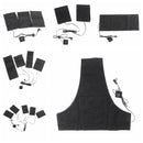 6 Types Electric USB Clothes Vest Jacket Heating Pads Heater Gear Winter Thermal