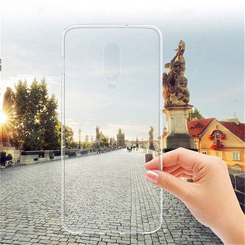Bakeey Transparent Shockproof Soft TPU Back Cover Protective Case for OnePlus 6T