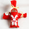 1pcs/bag Santa Claus Snowman Little Bear and Deer Red Bag Wine Bottle Gift Bag Decoration For New Ye