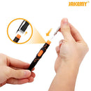 JAKEMY 3 in 1 Portable Double-head Bits Screwdriver Pen with Magnetic Two Way Slotted Phillips Bits