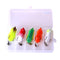 FO020 5Pcs/Set 6CM 13G Frog Lure Fishing Lure Artificial Soft Bait Snakehead Bait with Hook