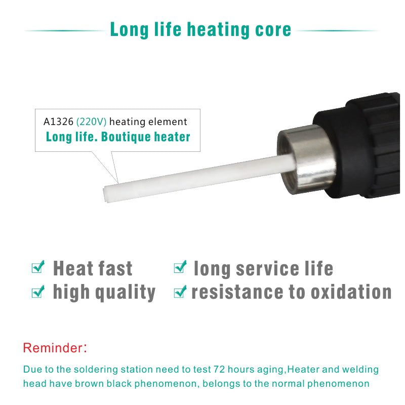 CXG C60W Digital Electric Soldering Iron LCD Backlight Adjustable Temperature with Power Swtich