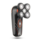 USB Head Shaving Remove Hair Removal Shaved Head Machine Five-head Electric Razor Rechargeable Waterproof