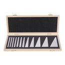 Machifit 12pcs Precision Angle Block Set 1/4 to 30 Degree Lathe Gauge Milling Machinist Lathe Tools