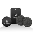 Floveme 2PCS Ultra-thin Leather Metal Plate Car Mount Accessory for Magnetic Phone Holder