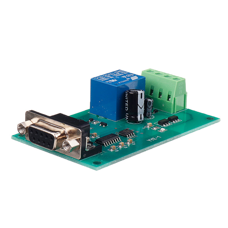 YYE-1 5V/12V/24V RS232 Serial Port Control Relay Module MCU MAX232 USB Control Switch Board