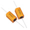6pcs RX24 5W 100R 100RJ Metal Aluminum Case High Power Resistor Golden Metal Shell Case Heatsink Resistance Resistor