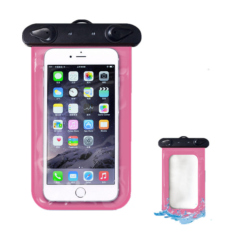 Universal PVC IPX8 Waterproof Clear Tough Screenn Phone Case Under Water Dry Bag Surfing Swimming Bag
