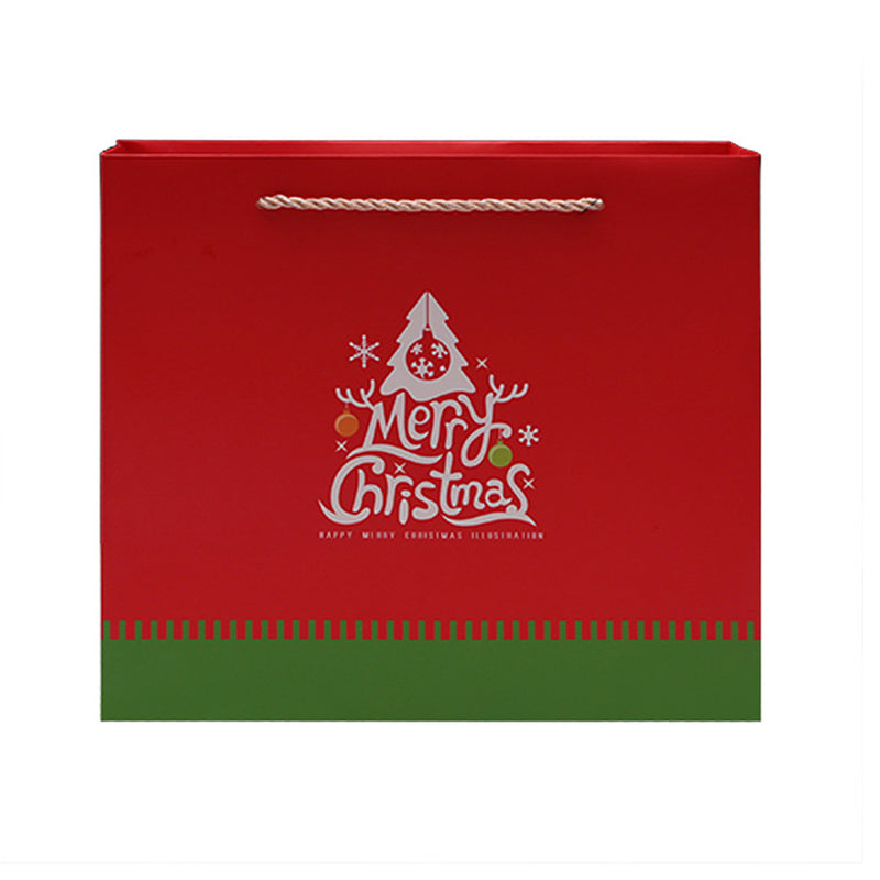 32*27.5*11cm Christmas Eve Decorations Gift Box Stereo Pattern Inside With Bag Hard Paper
