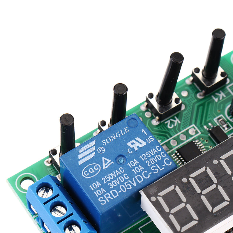 5V / 12V / 24V LED Display Adjustable Timer Relay Automation Control Switch Module