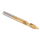 Drillpro 3-12mm Spot Drill 60 Degree Titanium Coated M42 Cobalt Chamfer Drill Location Center Bit
