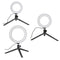 bluetooth Tripod Selfie Stick With LED Ring Fill Light with Stand Lighting Kit for Phone Camera