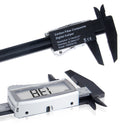 Digital Caliper 150mm Electronic Digital Vernier Caliper Carbon Fiber Large LCD Screen Display Micrometer Metric/Inch Caliper Measuring Tool