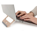 GAOJI XNR1 Foldable Laptop Stand Metal Laptop Bracket Height Adjustable Riser Portable Cooling Pad for 11-17 inch Laptops