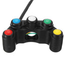 Motorcycle ATV Handlebar Switch Assembly 5 button Array Universal