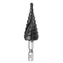 Drillpro HRC89 AlTiN Coating Step Drill Bit 4-20mm HSS M35 Cobalt Step Cone Drill Bit Hole Cutter