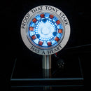 MK1 Aluminum Alloy Tony 1:1 Arc Reactor DIY Model Kit LED Chest Lamp USB Movie Props Gifts Science Toy