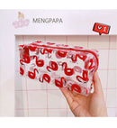 PVC Transparent Flamingo Cosmetic Bag Travel Storage Wash Bag Storage Bag