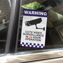 200x300mm Warning CCTV Security Surveillance Sticker Camera Rigid Plastic Sign
