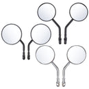 Diameter 85mm Retro Round Rearview Motorcycle Mirrors Long/Short Handle For Harley Davidson