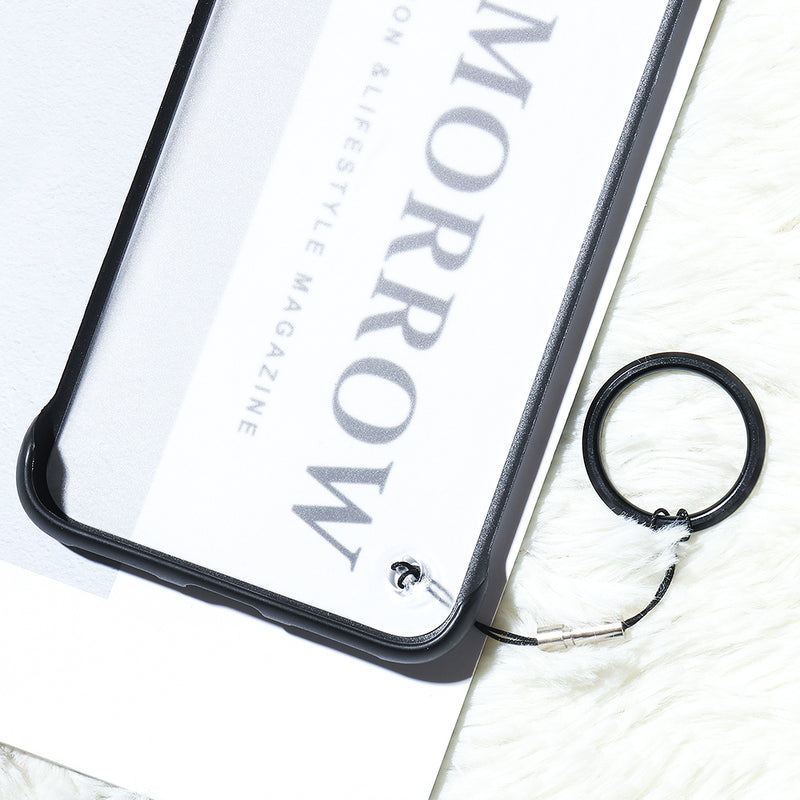 Bakeey Transparent Ultra Thin Anti Fall Matte Hard PC&Soft Edge With Finger Ring Protective Case For Xiaomi Redmi Note 7
