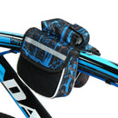 600D Polyester Reflective Double Side Touch Screen Bike Front Frame Bag Bicycle Pouch Cycling Pack For Mountain/Road Bike