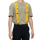 4 Clips X Shaped 2 Inch Ruler Design Work Belt Braces Suspenders Tool Belt Braces