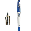 Penbbs 456 Resin Transparent Quality Negative Pressure Fountain Pen Fine 0.5mm Nib vacuum filling Student Writing Gift