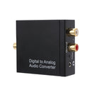 Digital Optical Coax Coaxial Toslink to Analog RCA L/R Converter Stereo Audio Adapter USB Power Cable for Xbox PS3 PS4