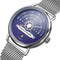 TOMORO TMR1019 Unique Design Men Wrist Watch Stainless Steel Strap Calendar Quartz Watch