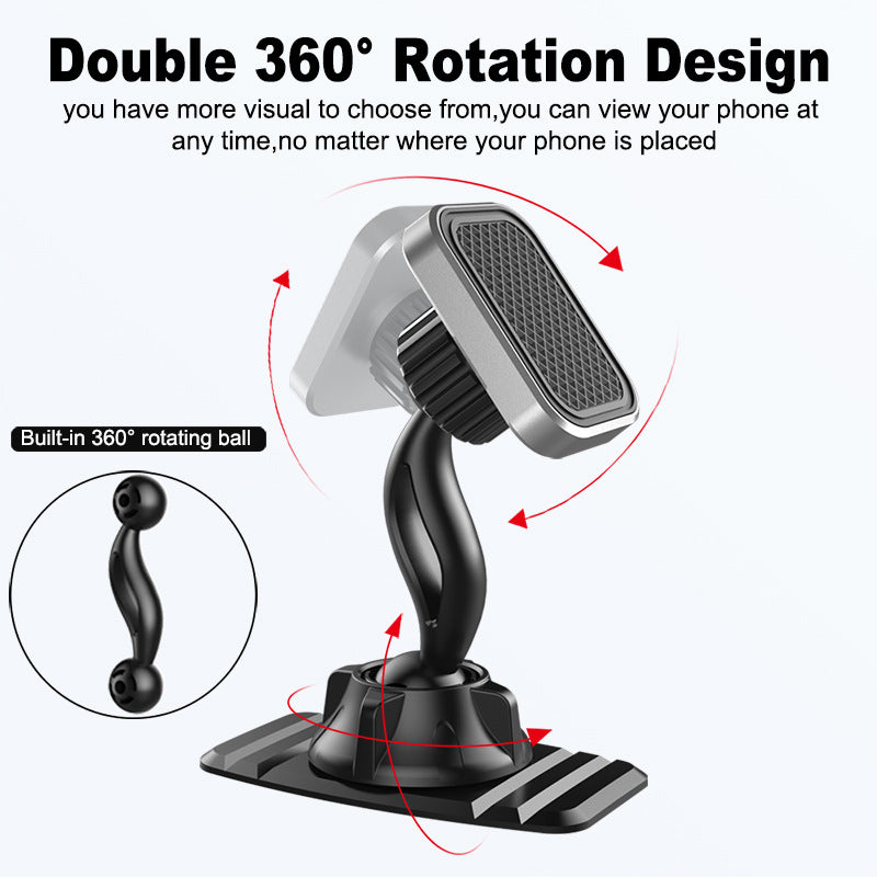 Bakeey Strong Magnetic Dashboard Car Phone Holder Car Mount 360 Rotation for 4.0-7.0 Inch Smart Phone for iPhone 11 Pro Max for Samsung Xiaomi Redmi Note 8