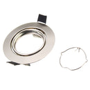 Round Shape Rotation Adjustable LED Downlight Ceiling Lamp Bracket for 70-75mm GU10 MR16 Light Bulb