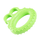 Soft Silicone Finger Gripper Wrist Forearm Strength Resistance Exercise Ring Hand Strengthener Exerciser Trainer 20LB Green