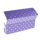 Elegant Hard Eyeglasses Case Reading Eye Glasses Protector Box Purple Black