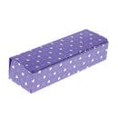 Elegant Hard Eyeglasses Case Reading Eye Glasses Protector Box Purple Black