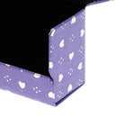 Elegant Hard Eyeglasses Case Reading Eye Glasses Protector Box Purple Black
