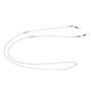 Fashion Pearl Copper Eyeglasses Neck Cord Sunglasses Spectacles Chain Holder